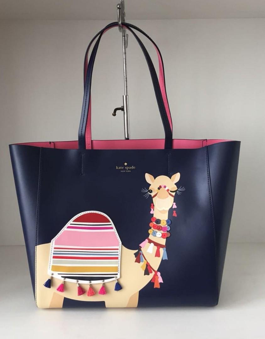 Kate spade camel tote clearance