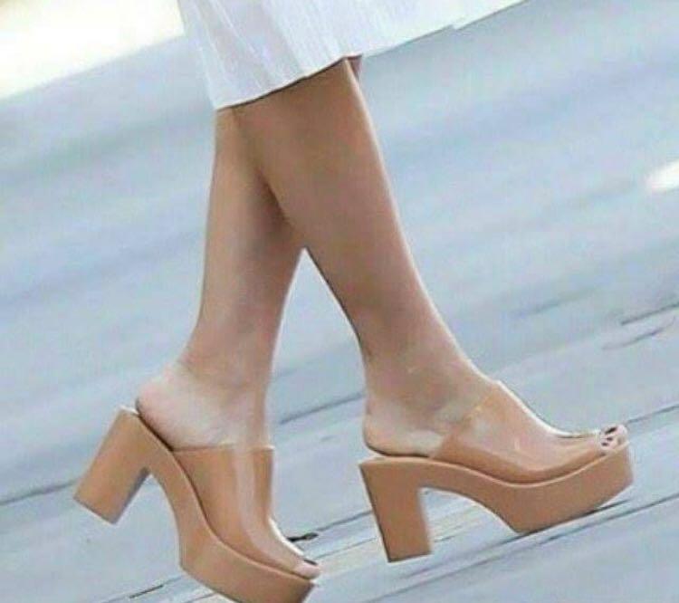 Melissa open toe platform 2024 mule