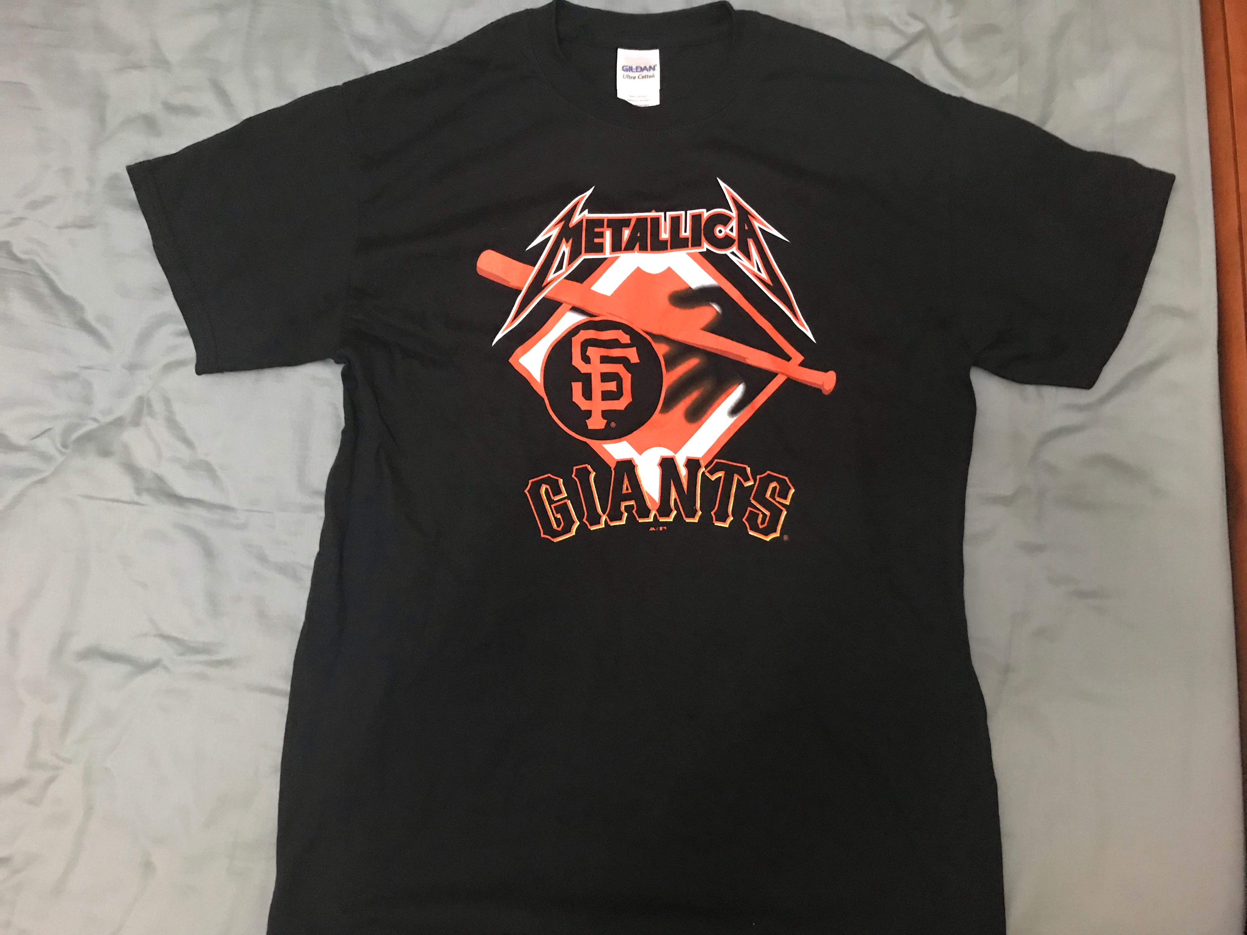 Metallica sf giants shirt Clearance