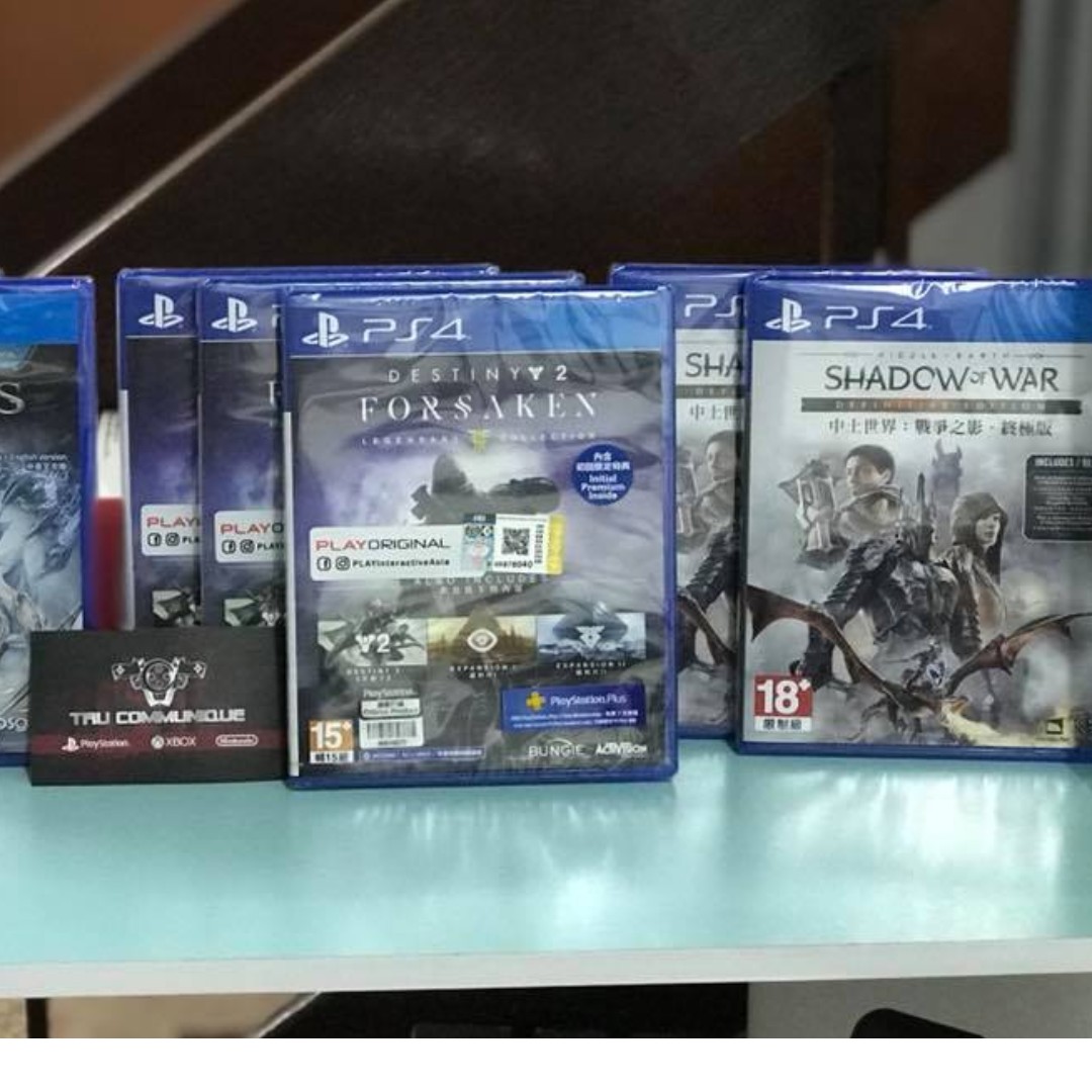 Middle Earth Shadow Of War Definitive Edition Ps4 R3 Eng Chn Video Gaming Video Games On Carousell