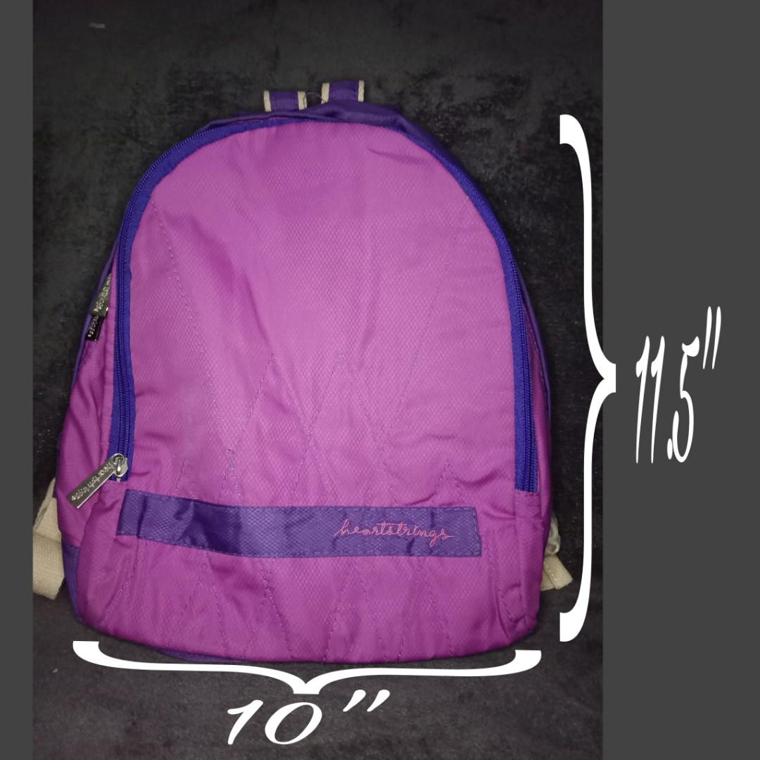Heartstring Mini Backpack (Category: Backpacks) located in Quezon City. Submitted by katieeeeeeeeeeeeeeeeee (Listing ID 189028128, Image 1). Description: Slightly used..