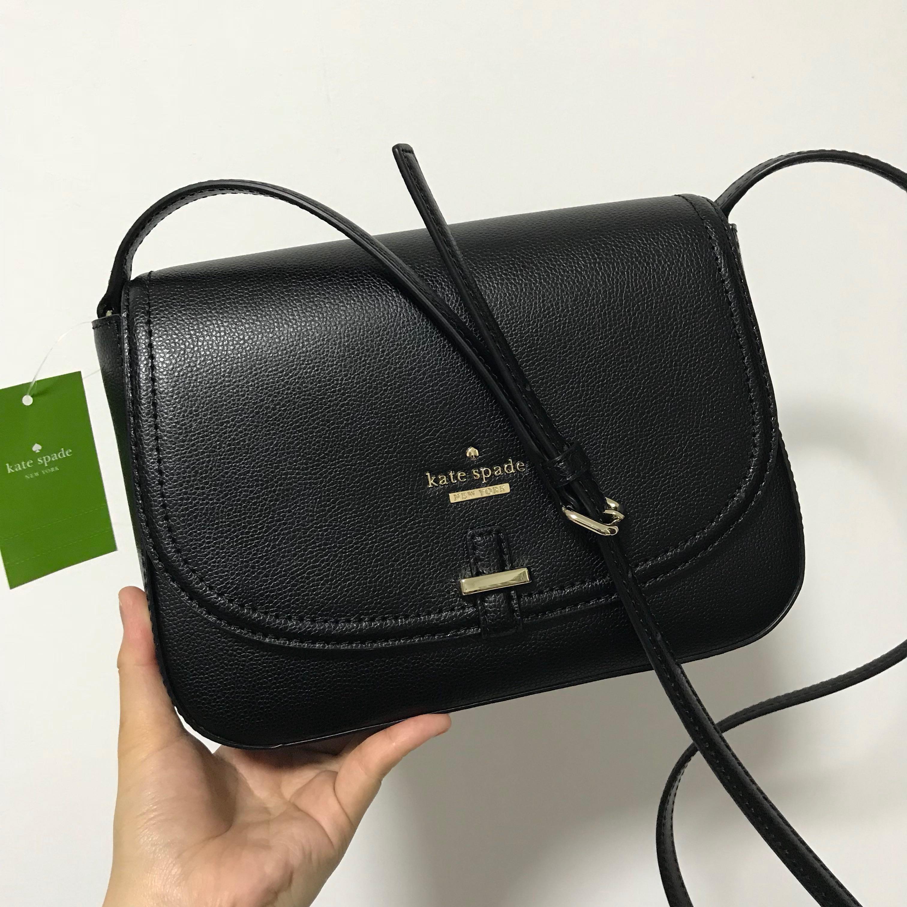 kate spade black sling bag