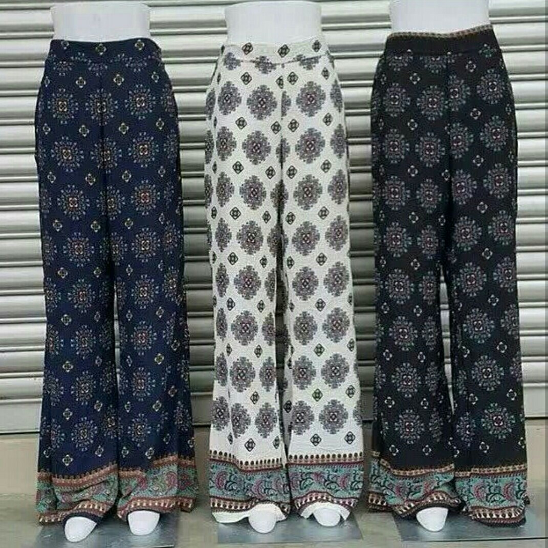 Palazzo Pants, Women's Fashion, Bottoms, Other Bottoms on Carousell