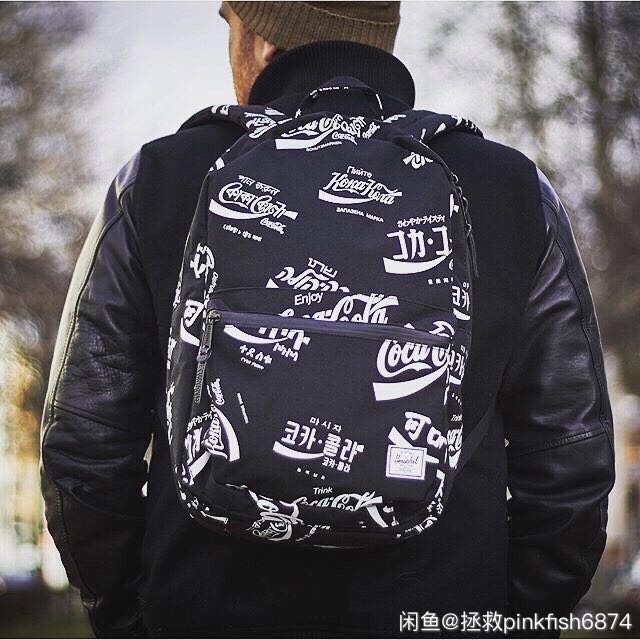 herschel coca cola backpack