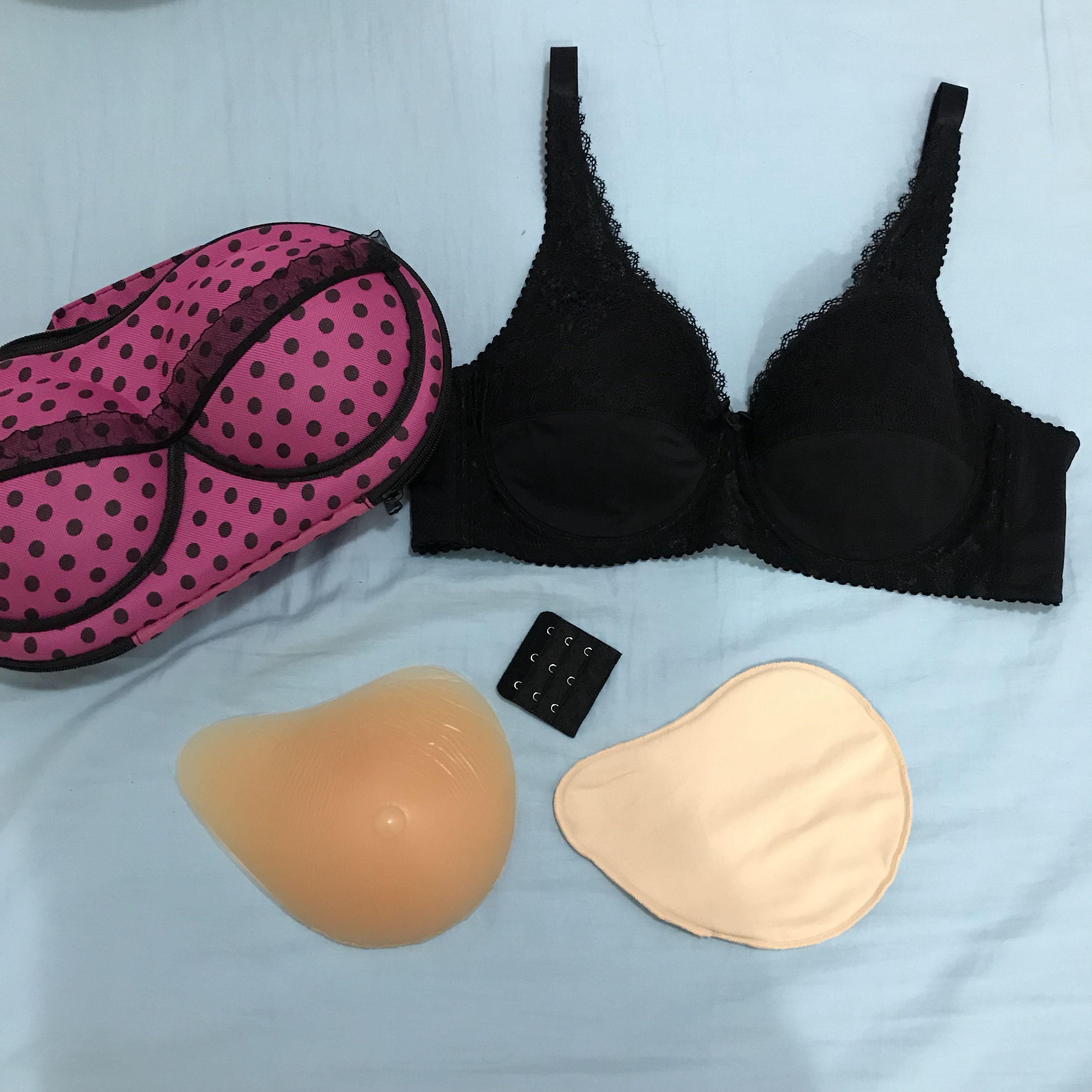 Pre-order] Prosthesis (Silicone Breast Form) with Mastectomy Bra Super  Value Set
