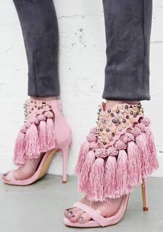 tassel heels
