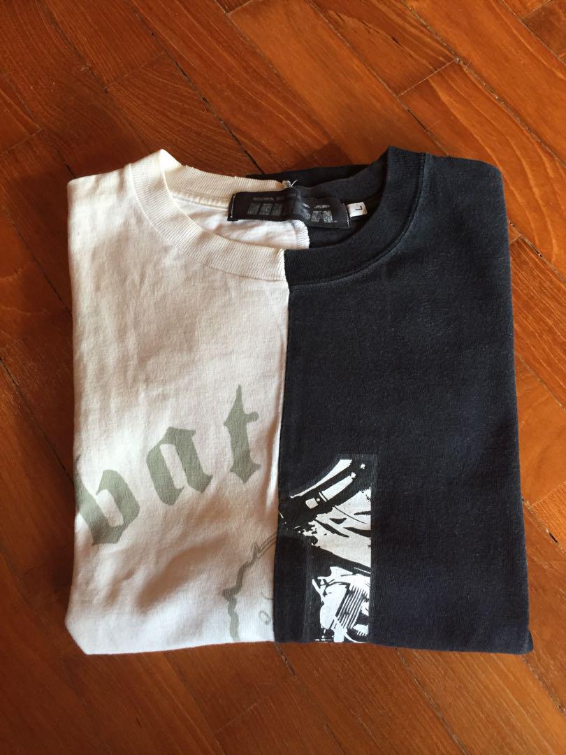 Bape x Neighborhood Split TEE M size Bape x neighborhood - Gem