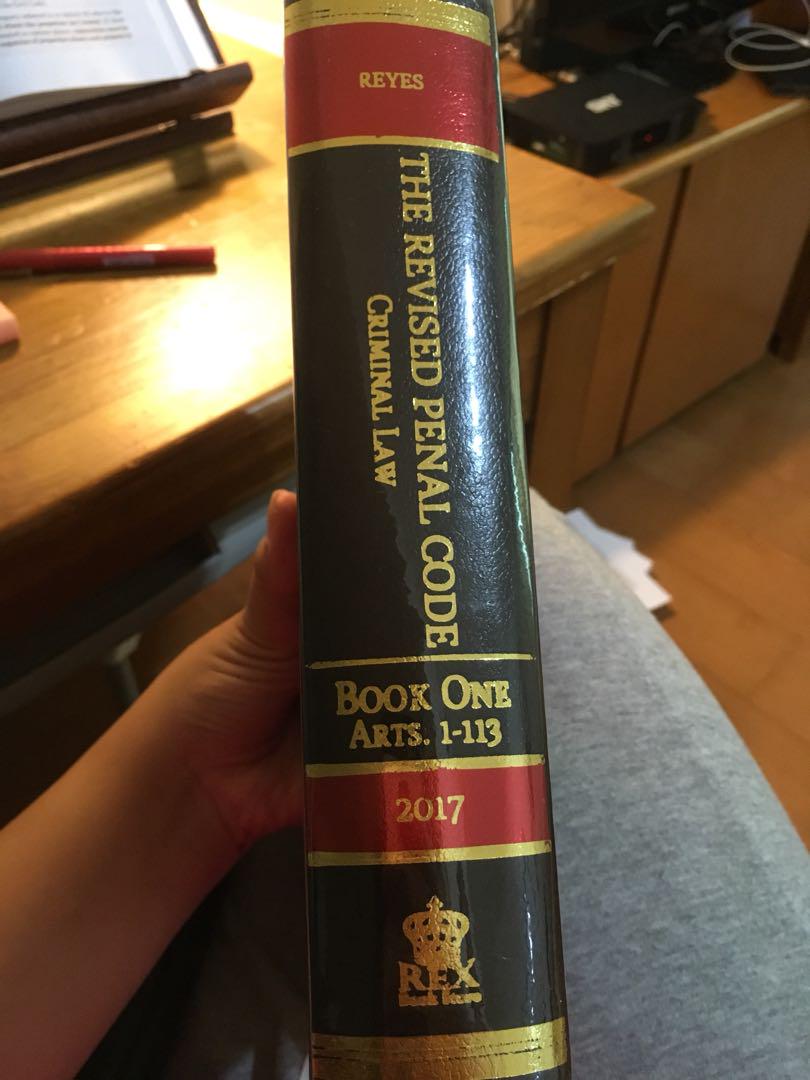 Revised penal code hobbies toys books magazines textbooks on