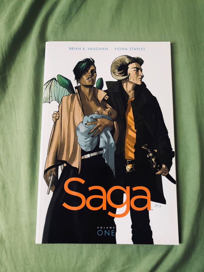 Saga Vol 1 By Brian Vaughan And Fiona Staples Books Comics