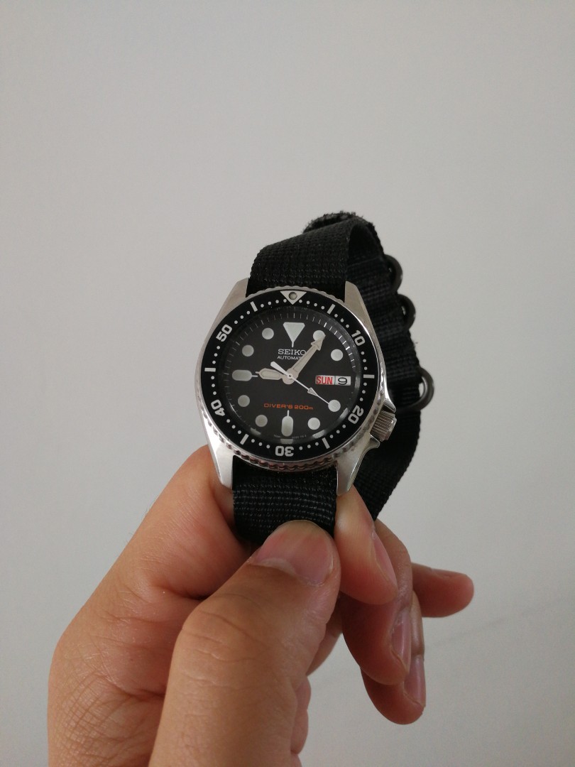 Seiko SKX013 Diver's watch (37mm Diameter), Luxury, Watches on Carousell
