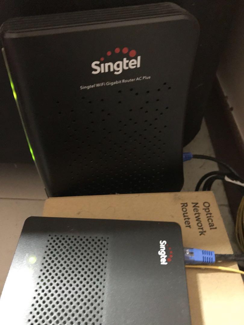 SingTel Fibre broadband connection 1GB speed Transfer, Computers & Tech ...