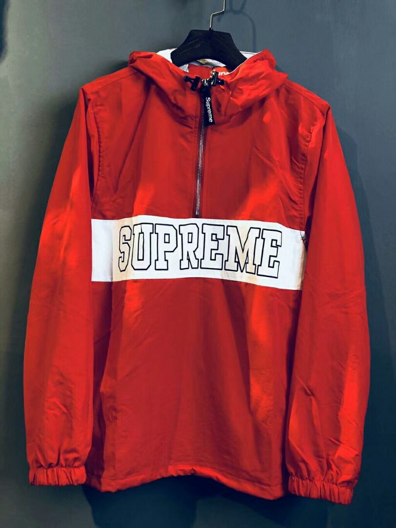 supreme corner arc half zip