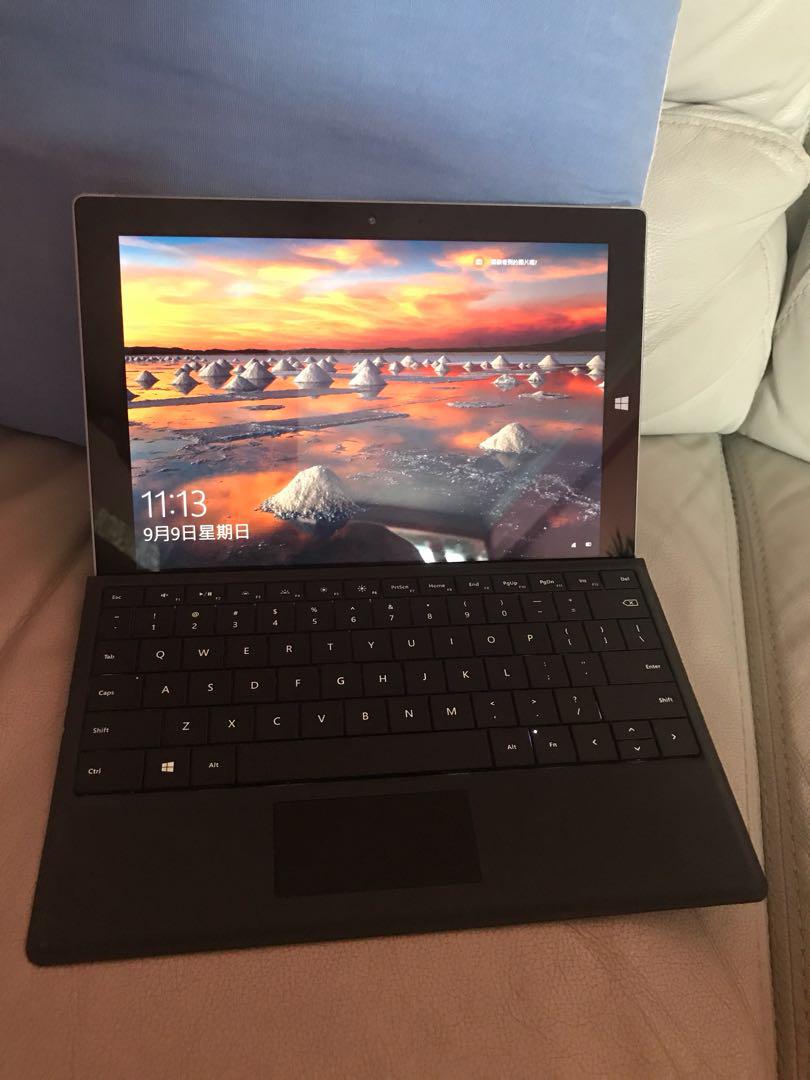 Surface 3 （分類：平板電腦 - iPad）位於 Hong Kong。 由 winwin0127 提交（商品編號 189067562，圖片 1）。簡介： Intel Atom x7-z8700 CPU 1.6GHZ 4gb 128gb Hdd 。