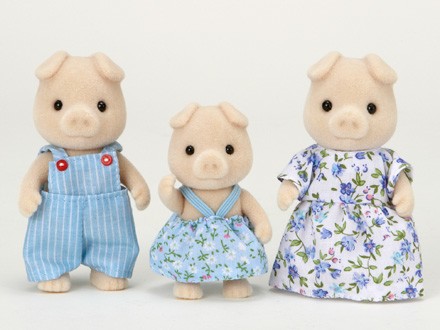 sylvanian families pig family