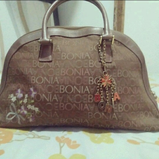 Tas Authentic Bonia Bag Alma with Serial Number, Barang Mewah, Tas
