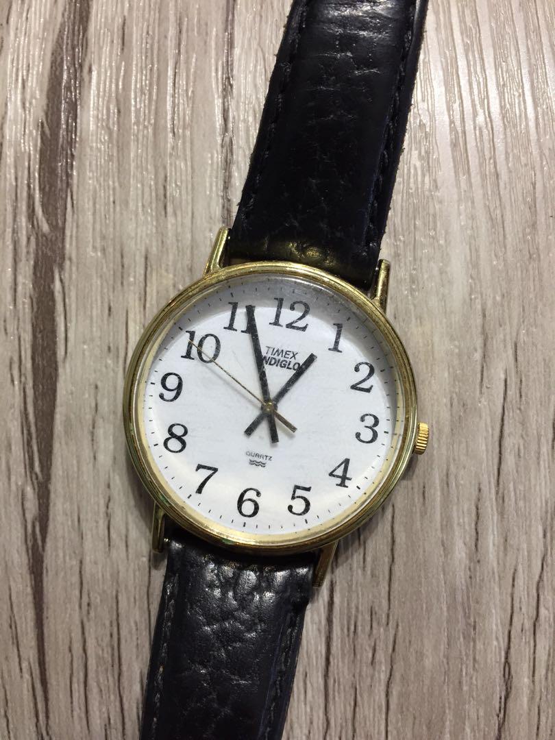 Timex indiglo quartz watch deals