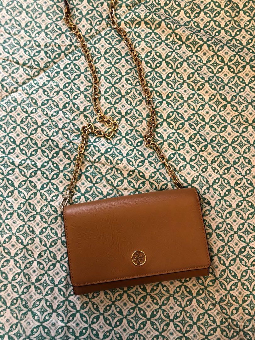 tory burch sling bag brown