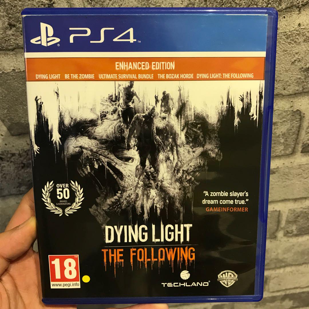 Used Ps4 Game Dying Light The Following Enhanced Edition Toys Games Video Gaming Video Games On Carousell