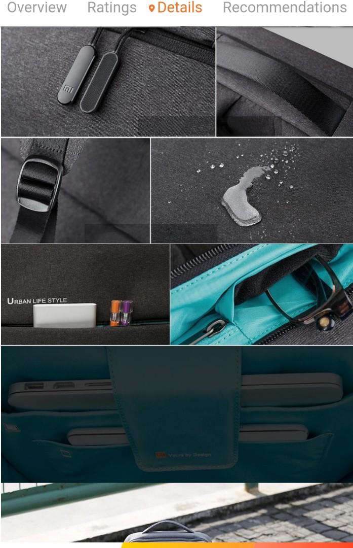 Xiaomi Mi Minimalist Urban Backpack Women s Fashion Bags Wallets Cross body Bags on Carousell