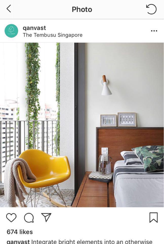 Rocking Chair Yellow