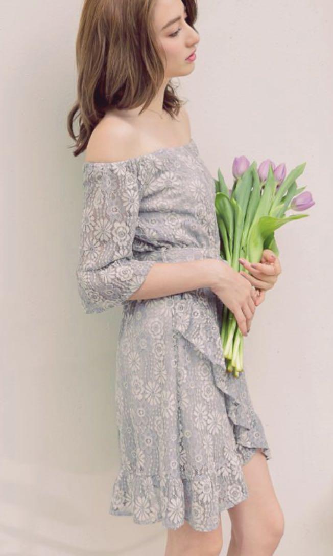 chinese dress ladies Generic Women's Floral Lace Mini Dress Korean Style Short Sleeve Prom Dress,  X-Small at Amazon Women's Clothing store