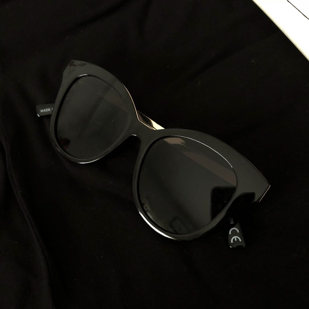 zara black sunglasses