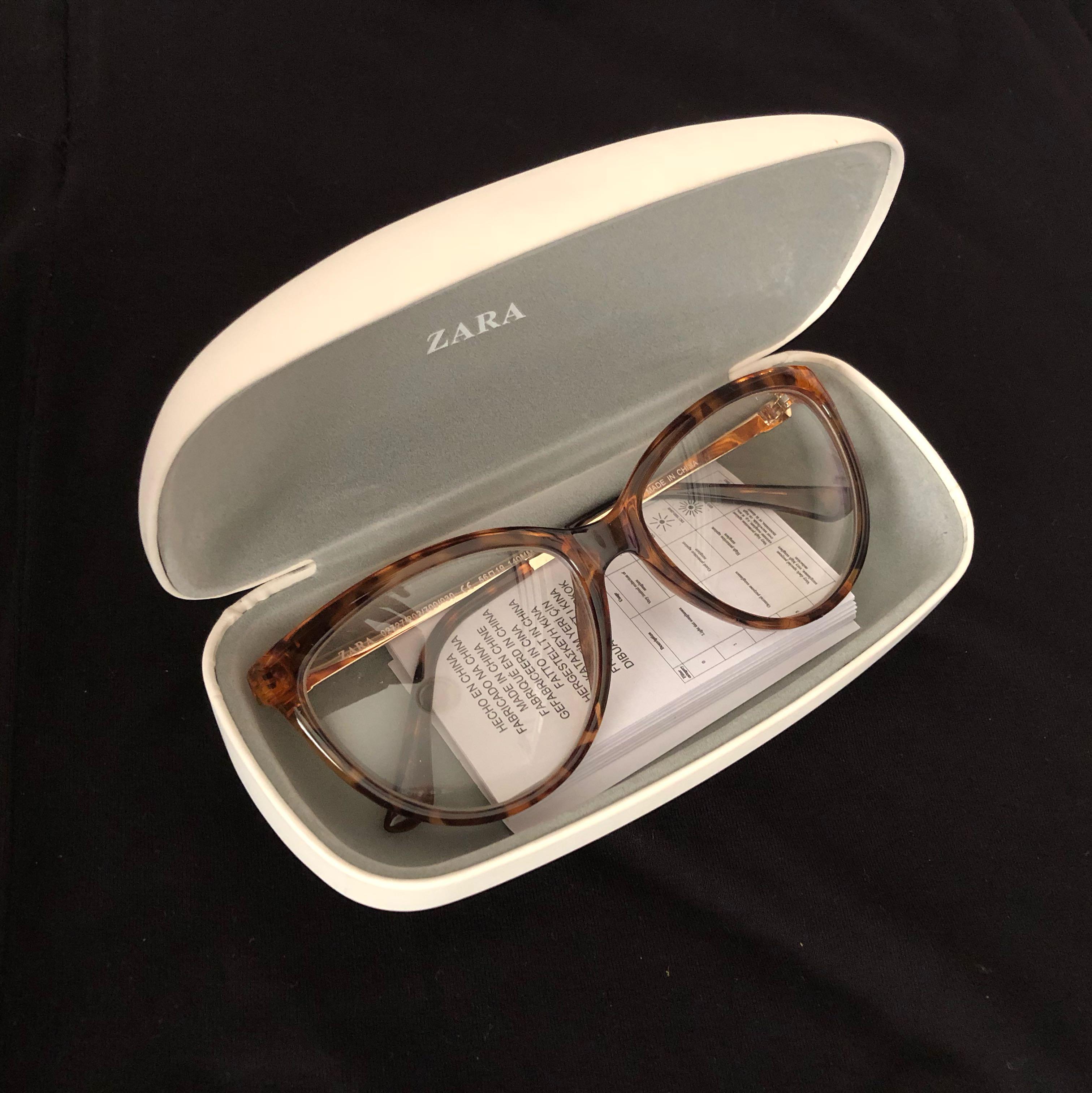 zara clear glasses