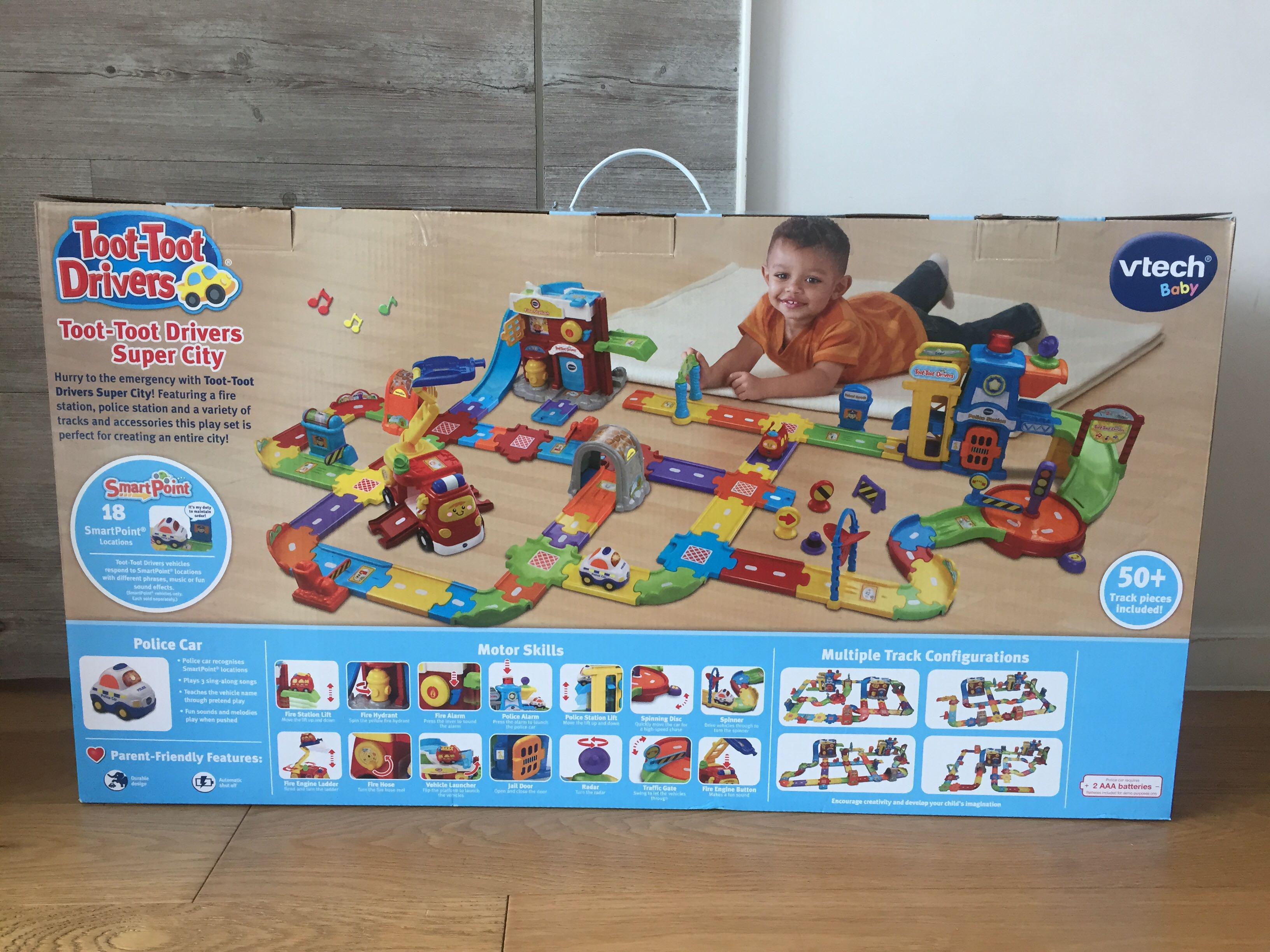 Vtech toot best sale toot super city