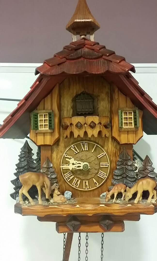 維修唂咕,布穀鳥鐘甩鏈專家! 180元起修理停擺... Cuckoo clock repair service, 傢俬＆家居, 家居裝飾