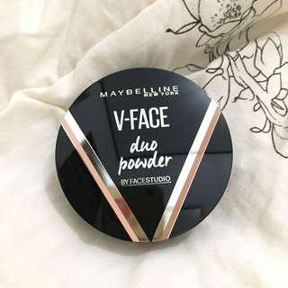 Maybelline V-Face Duo Powder - Medium Dark