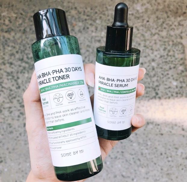 some by mi toner and serum