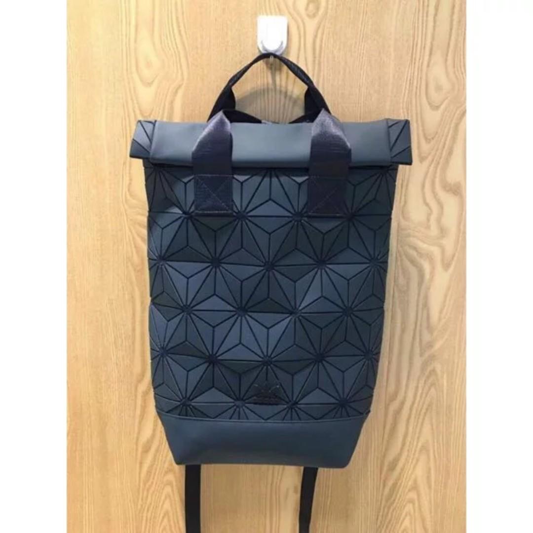 Adidas 3d roll top backpack black sale