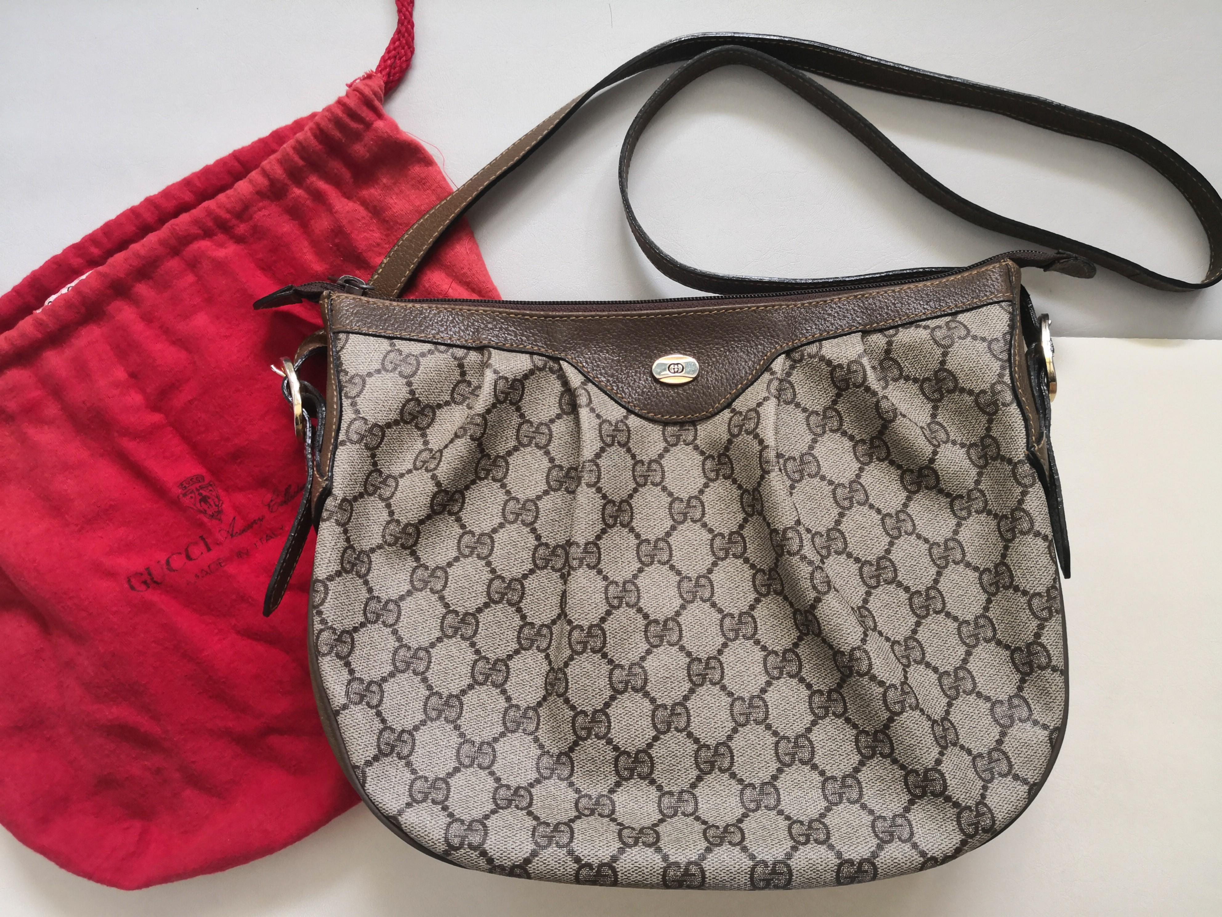 vintage gucci monogram crossbody