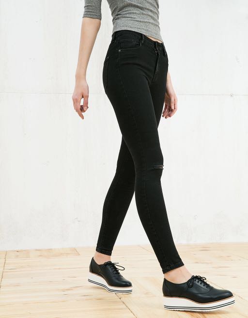 bershka black jeans