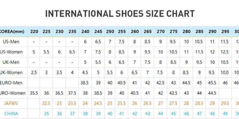 fila baby shoes size chart