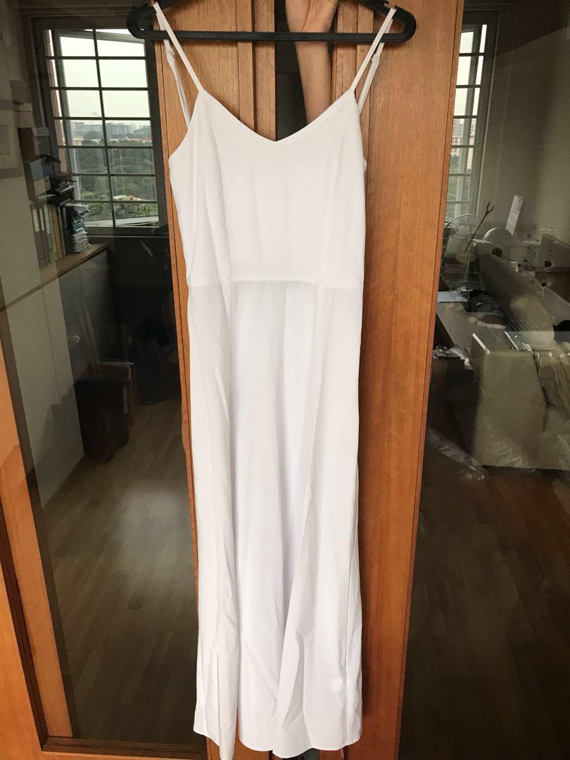 cheap white flowy dress