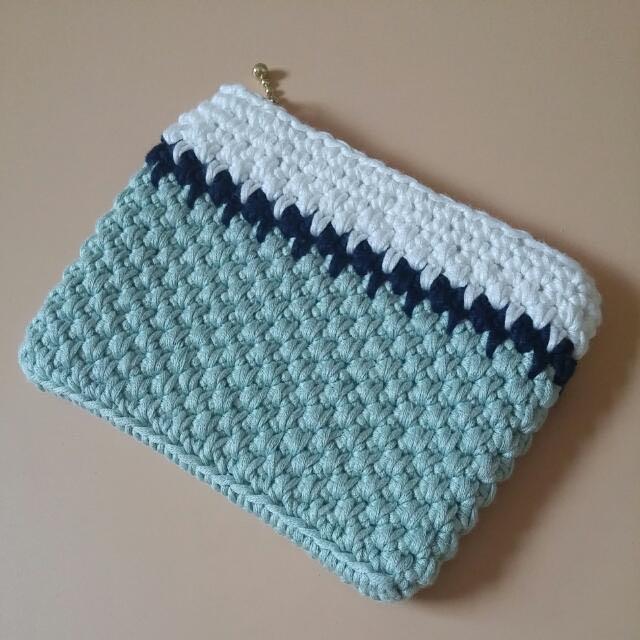 crochet coin purse with zipper