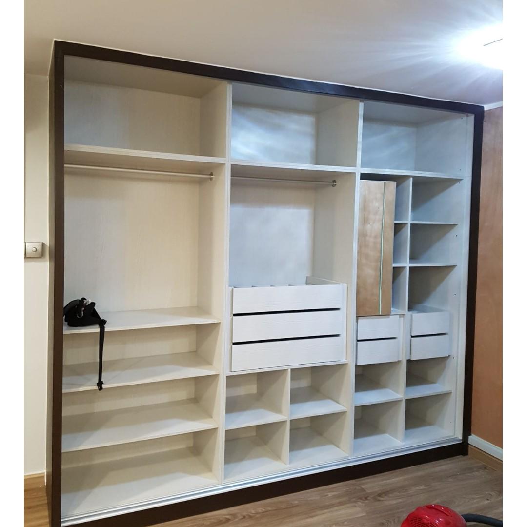 Customized Build In Wardrobe Furniture Shelves Drawers On