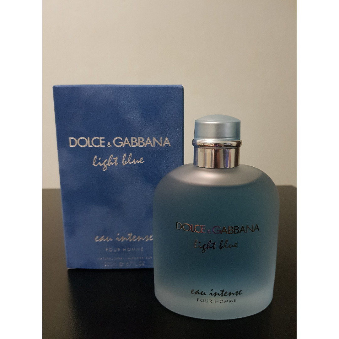 Light blue intense pour homme