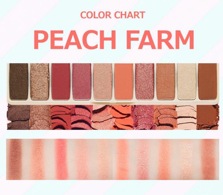 Etude House Peach Farm Shadow Palette, Beauty & Personal Care, Face