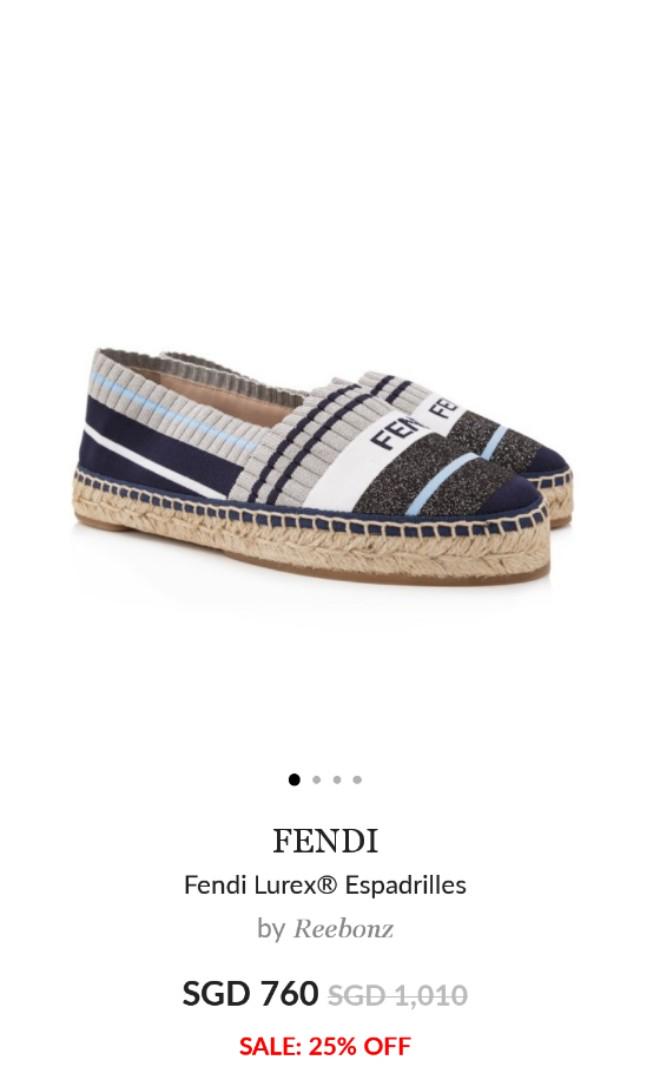 Fendi Espadrilles Luxury Sneakers Footwear on Carousell