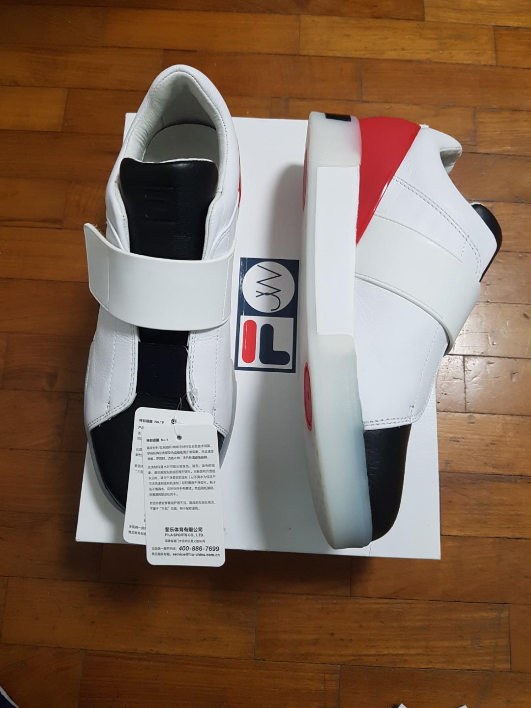 FILA JASON WU CROSSOVER LEATHER SNEAKERS Women s Fashion