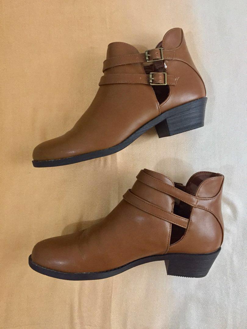 forever 21 brown booties