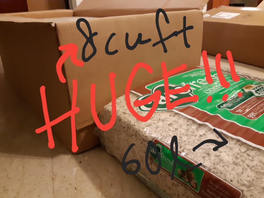 Giant 8 Cu Ft 227l Kaytee Aspen Bedding Pet Supplies For Small Animals Other Supplies On Carousell