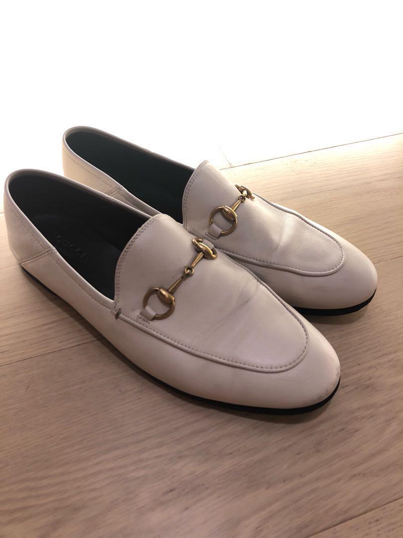Gucci black brixton crushback loafers cheap