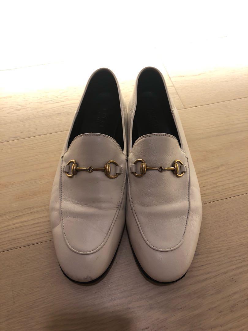 Gucci black brixton crushback loafers on sale