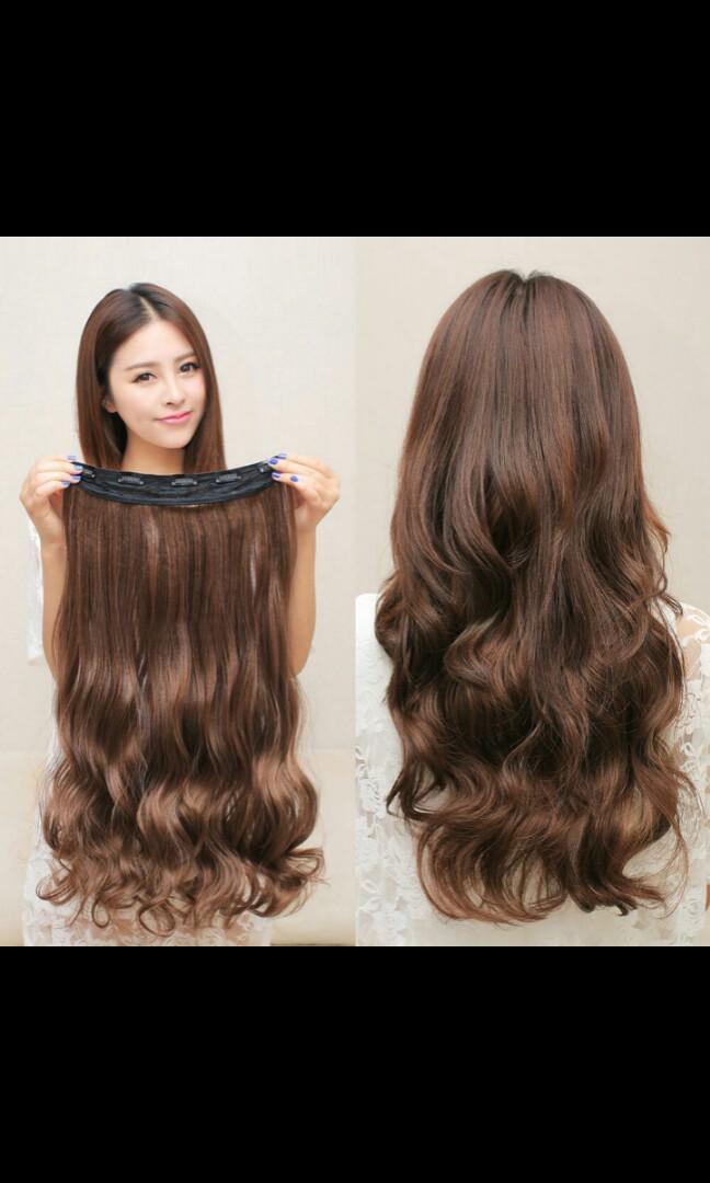 No Instocks Preorder Wavy Curly Clip On Straight Hair Extension