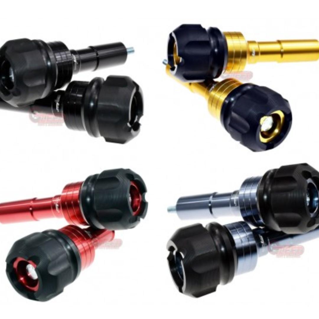 Honda CB150R Exomotion engine slider guard crash protectors