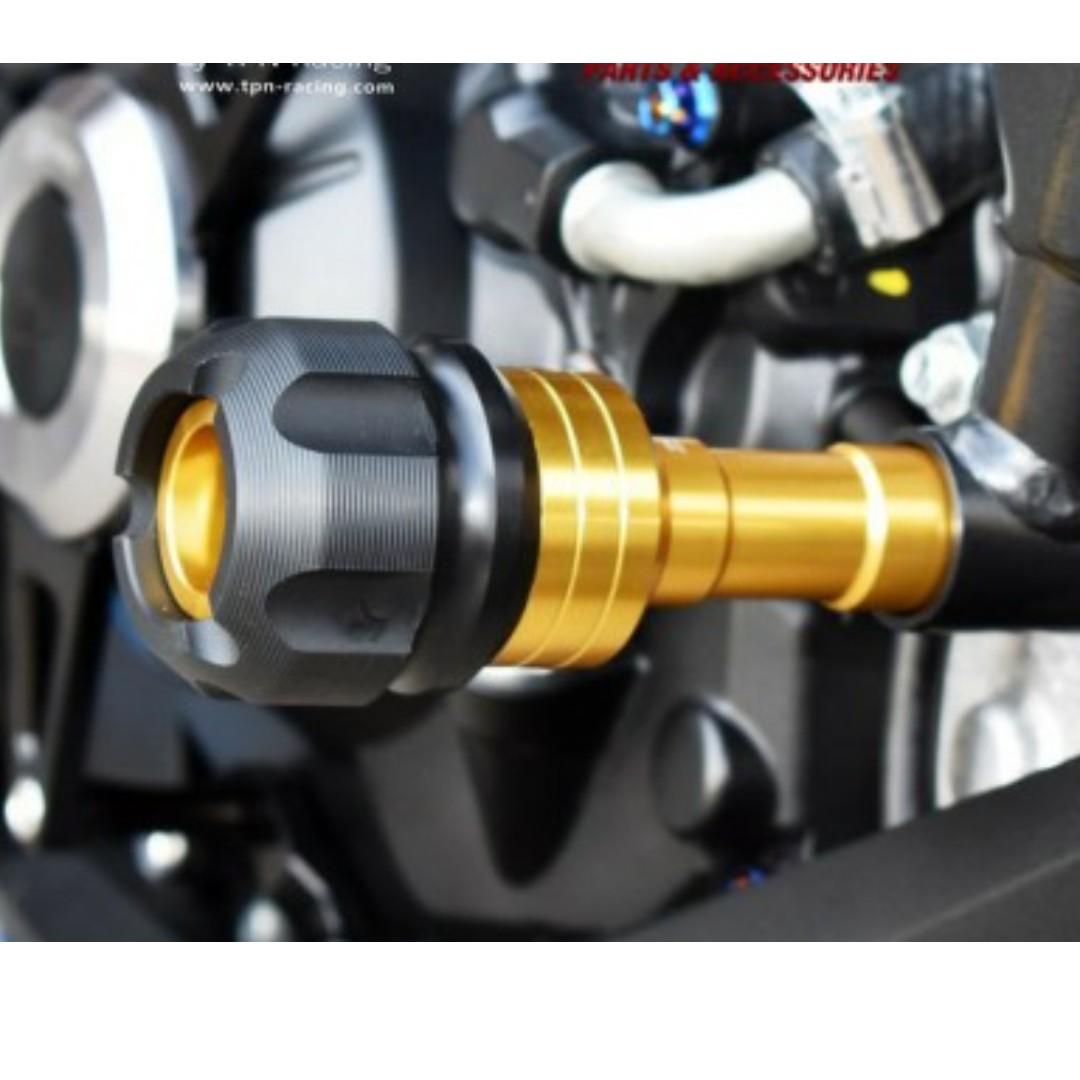 Honda CB150R Exomotion engine slider guard crash protectors