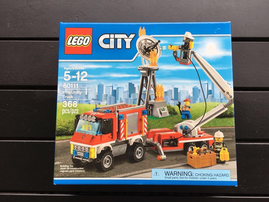 lego city fire utility truck